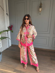 Imported linen greek co-ords