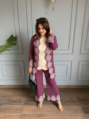 Super soft and warm knitted 3 piece co-ord set (AMG)