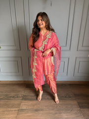 Crush tissue 3 piece set kaftan set (Hawa)