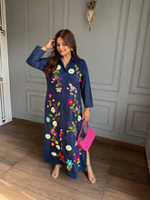 Embroidered Kareena style denim look pheran (Vanshita)