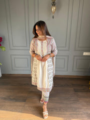 PURE COTTON SUIT WITH DUPATTA (PINE)