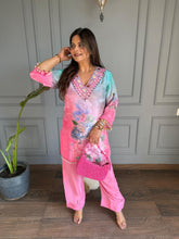 Crepe real mirror detailing farshi co-ords (Aradhya)
