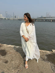 New full embroided chikankari suit