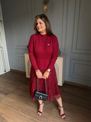 Premium wool and net winter dress (Nuzo)