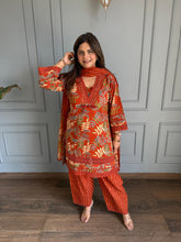 Pure cotton suit in farshi salwaar (Alizeh)