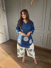 Pure cotton farshi salwar co-ord set (Tavi)