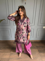 Daily wear floral printed basic co-ord (Ivy)