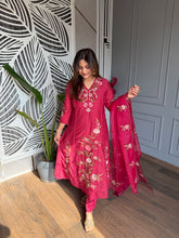 Super soft embroided Chanderi cotton suit (Sunday)