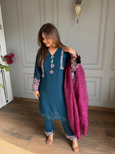 Hindustani Georgette embroidered suit