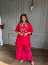 Crepe embroided kaftan set (Sprite)