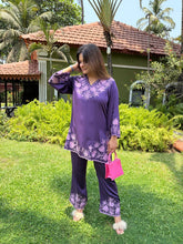 Modal cotton kashmiri embroidery summer co-ord (Bela)