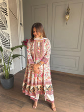 DIGITAL PRINT EMBROIDED CREPE SUITS WITH CHIFON DUPATTA (GULZAR)