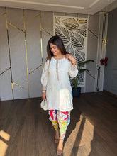 Satrangi tulip pants crepe co-ord set