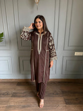 All new 2 piece woollen embroided co-ord set (Sonia)