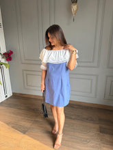 Summer denim off-shoulder dress (Tokyo)
