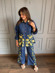 Beautiful embroidered denim co-ords (Dazling)