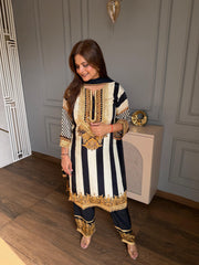 All new formal crepe suit with lining (Elara)