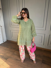 Farshi salwar daily wear co-ords (Elora)