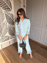 Super soft imported fabric embroidered co-ord set (Milo)