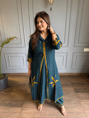 Beautiful khadi cotton co-ords (Tara)