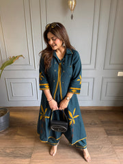 Beautiful khadi cotton co-ords (Tara)