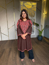 All new stylish single embroided pheran (Nida)