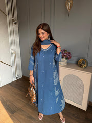 Pure cotton side kali suit (Vihana)