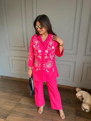 Beautiful embroidered summer co-ords (Sheena)