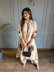 Beautiful khadi cotton co-ords (Tara)