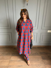 Pure cotton A line co-ord set (Reema)