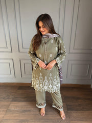 Pakistani style pure cotton farshi salwar suit (Afsha)