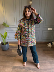 Overall kashmiri embroided coat set (Kusamm)