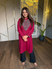 Warm and soft single casual x formal kurti (Nihari)