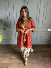 Most viral co-ord set in mul cotton with cotton slip (Sakeena)