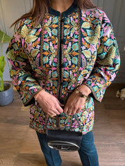 Overall kashmiri embroided coat set (Kusamm)