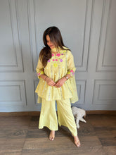 Mul cotton embroidered suit with cotton lining on shirt (Rabia)