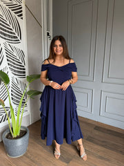 New summer off-shoulder flowy dress (SINGAPORE)