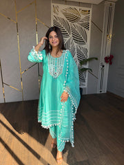 PURE SHORT ANARKALI SUIT