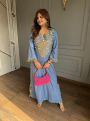 Embroidered long summer pherans (Afsa)
