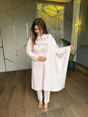 Super soft and warm knitted wool embroided luxurious suit (Ciroc)