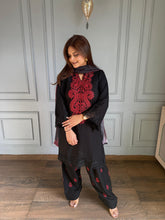 Super cool and buttery farshi salwaar embroidered suit (Shilpi)