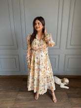 Super pretty soft georgette calf length dress (Frills)