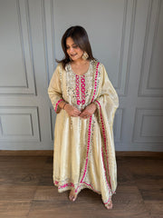 Pure tissue real mirrir detailing suit (Shazia)