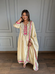 Pure tissue real mirrir detailing suit (Shazia)