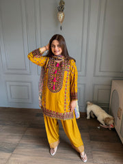 Pakistani style soft cotton suit (Ivara)