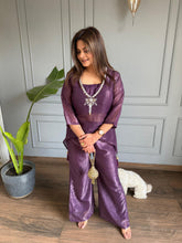 3 piece tissue co-ord set with bustier (Ahila)