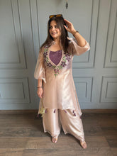 3 piece glass tissue co-ord set with bustier