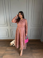 Summer embroidered net dress (Kylin)