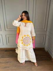 Boho style pure cotton suit with full lining (Boho)