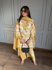 Pure cotton laced suit (Preity)
